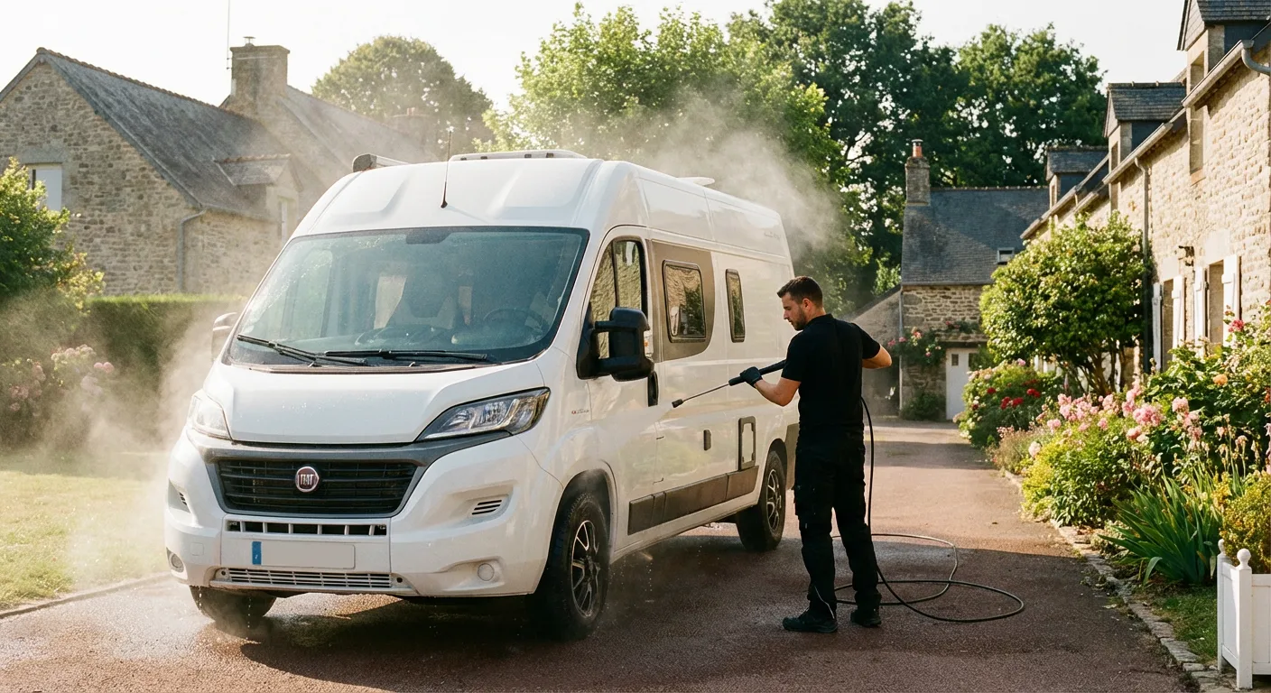 Nettoyage de camping-car à domicile à Bordeaux — La Clean Touch, service professionnel à domicile