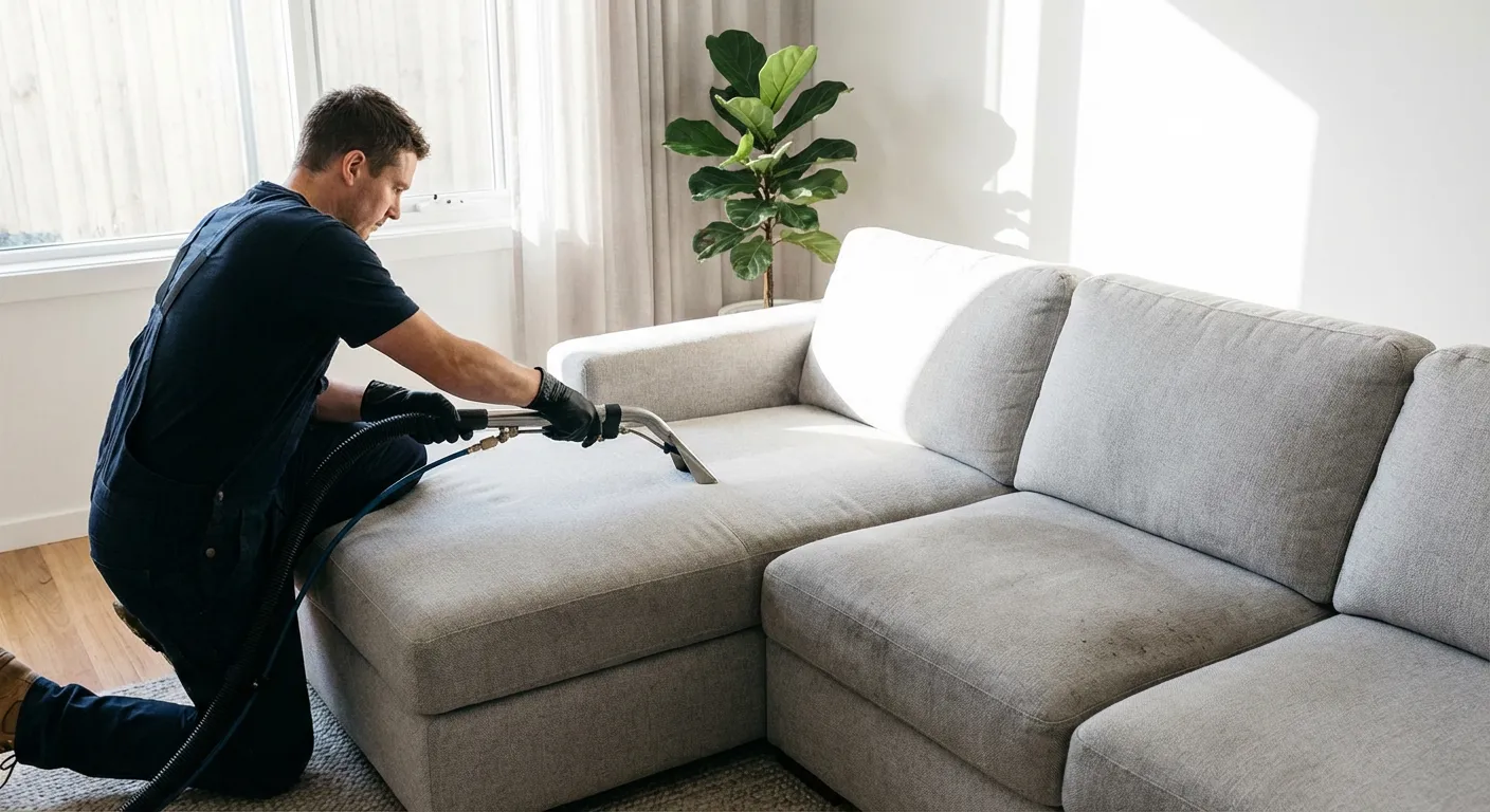 Nettoyage professionnel de canapé à domicile